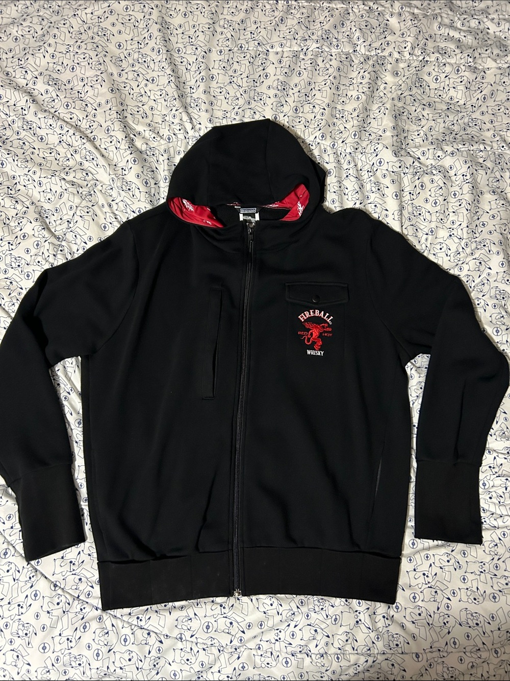 FIREBALL Promotional Zip Up Hoodie with Utility Pockets